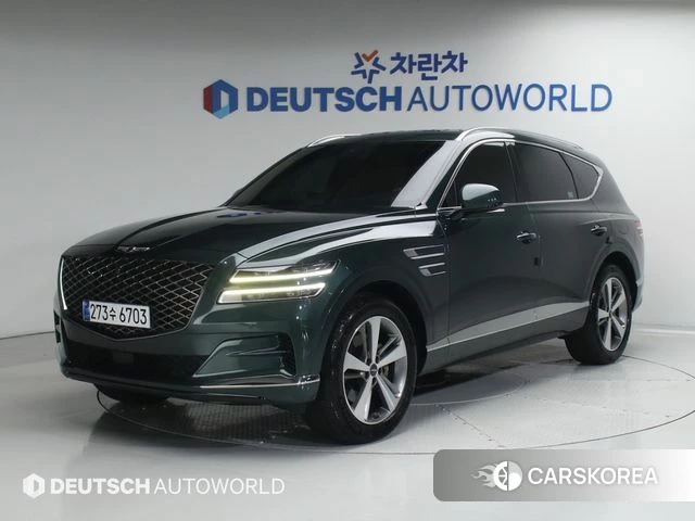 Genesis GV80 2021 Темно-зеленый из Кореи