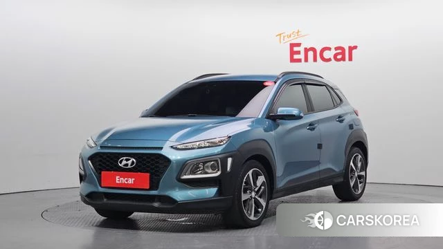 Hyundai Kona 2018 Небесно-голубой из Кореи
