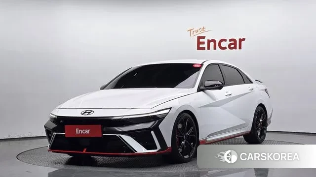 Hyundai The New Avante (CN7) 2024 Белый из Кореи