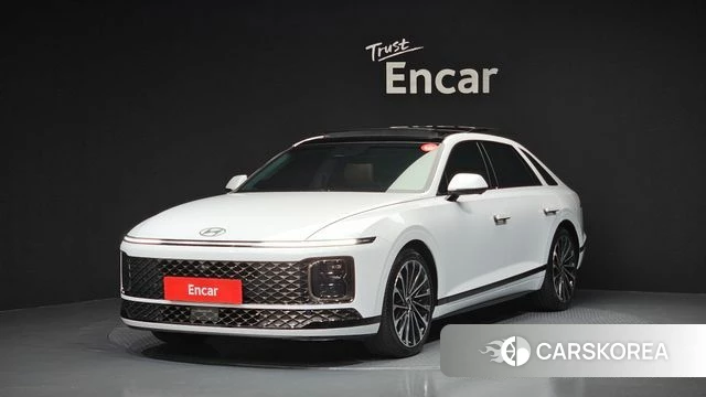 Hyundai Grandeur Hybrid (GN7) 2024 Белый из Кореи