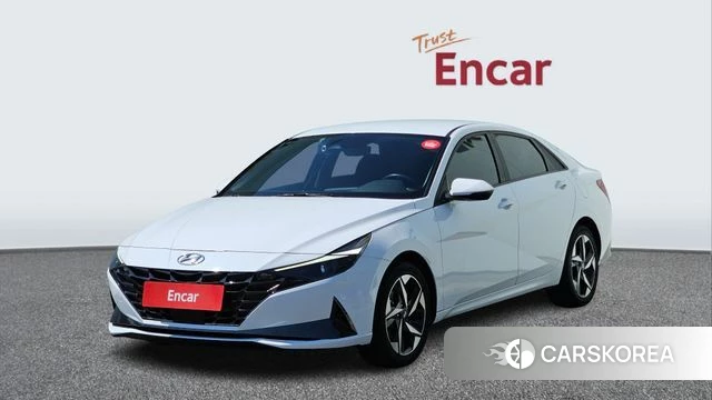 Hyundai Avante (CN7) 2021 Белый из Кореи