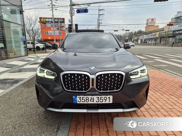 BMW X4 (G02) 2022 Серый из Кореи