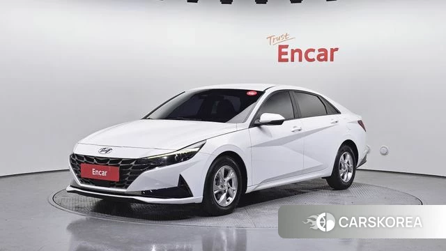 Hyundai Avante (CN7) 2021 Белый из Кореи
