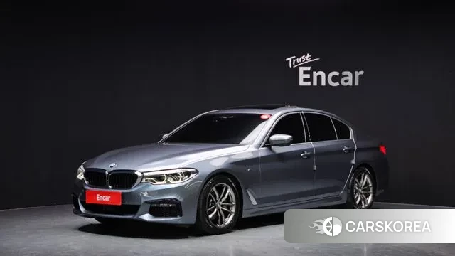 BMW 5 Series (G30) 2020 Серебристо-серый из Кореи