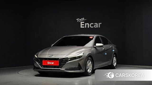 Hyundai Avante (CN7) 2021 Серебристо-серый из Кореи