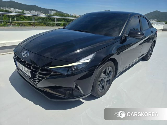 Hyundai Avante (CN7) 2022 Черный из Кореи
