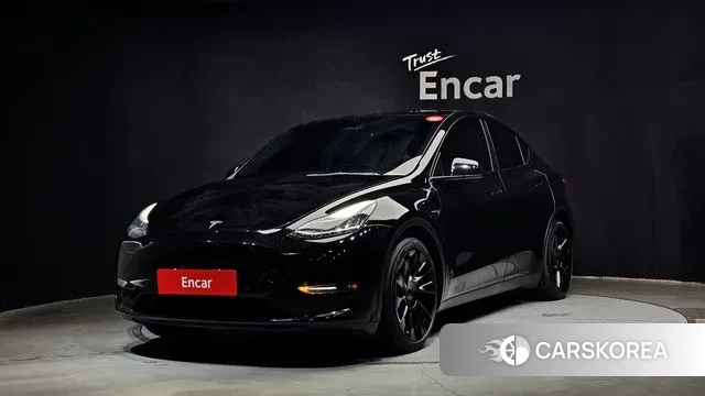 Tesla Model Y 2021 Черный из Кореи