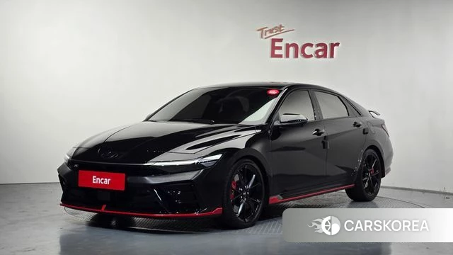 Hyundai The New Avante (CN7) 2025 Черный из Кореи
