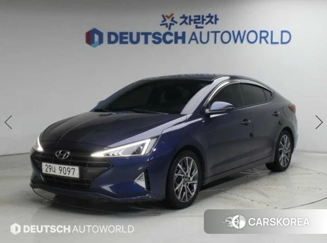 Hyundai The New Avante AD 2018 Синий из Кореи