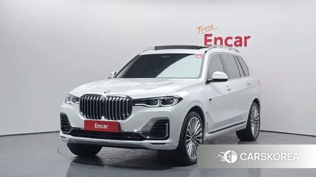 BMW X7 (G07) 2021 Белый из Кореи