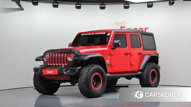 Jeep Wrangler (JL) 2020 Красный из Кореи