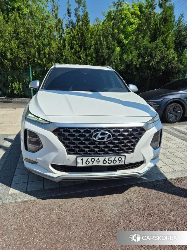 Hyundai Santa Fe TM 2020 Белый из Кореи