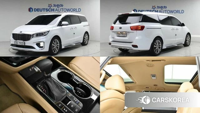 Kia The New Carnival 2019 Белый из Кореи