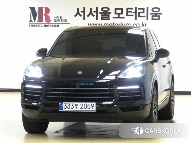 Porsche Cayenne (PO536) 2019 Черный из Кореи