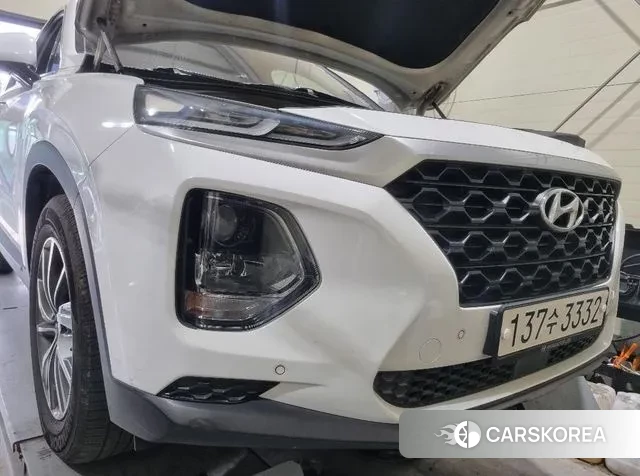 Hyundai Santa Fe TM 2018 Белый из Кореи