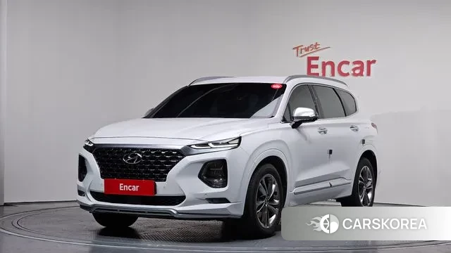 Hyundai Santa Fe TM 2019 Белый из Кореи