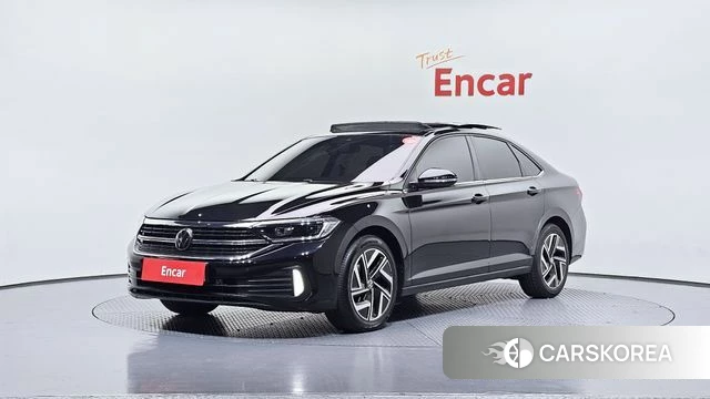 Volkswagen 7th Generation of Jetta 2022 Черный из Кореи