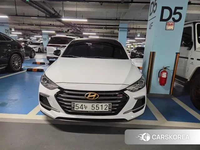 Hyundai Avante AD 2018 Белый из Кореи
