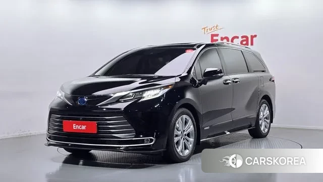 Toyota Sienna 4th Generation 2021 Черный из Кореи
