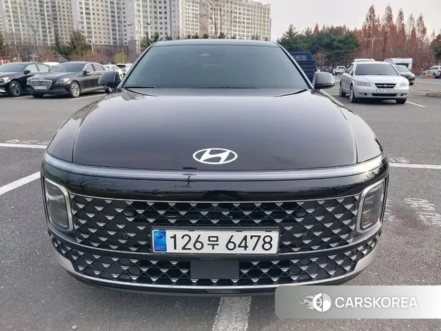Hyundai Grandeur Hybrid (GN7) 2023 Черный из Кореи