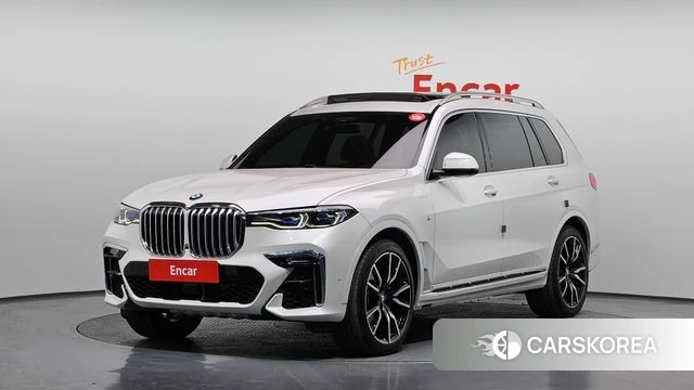 BMW X7 (G07) 2021 Белый из Кореи