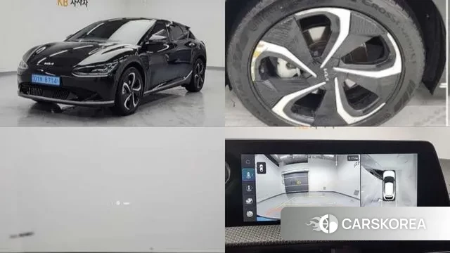 Kia EV6 2022 Черный из Кореи