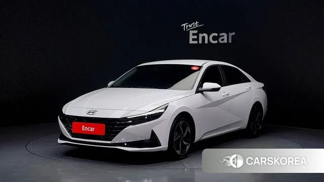 Hyundai Avante (CN7) 2020 Белый из Кореи