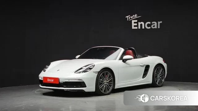 Porsche 718 Boxster 2018 Белый из Кореи
