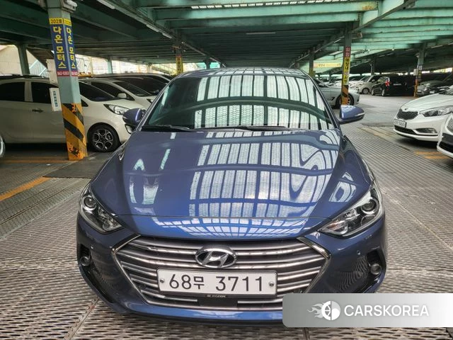 Hyundai Avante AD 2018 Синий из Кореи