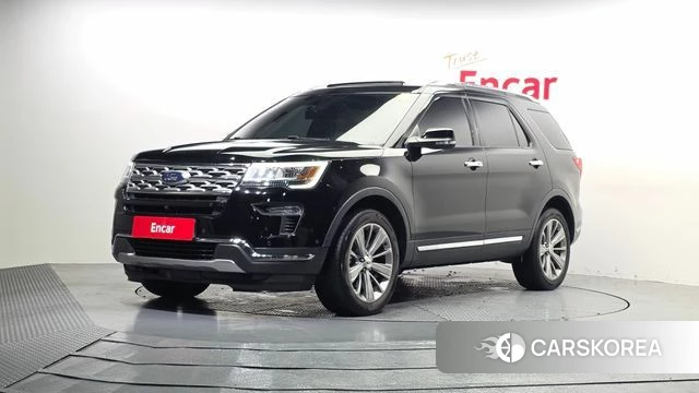 Ford Explorer 2018 Черный из Кореи