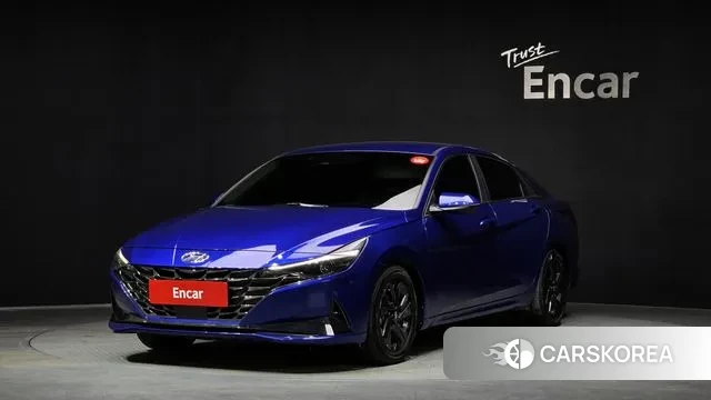 Hyundai Avante (CN7) 2020 Синий из Кореи