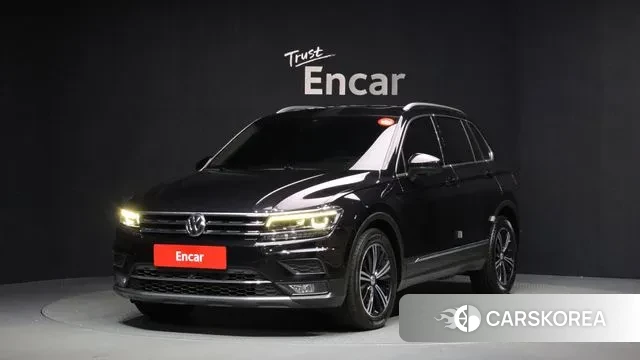 Volkswagen Tiguan second Generation 2018 Черный из Кореи