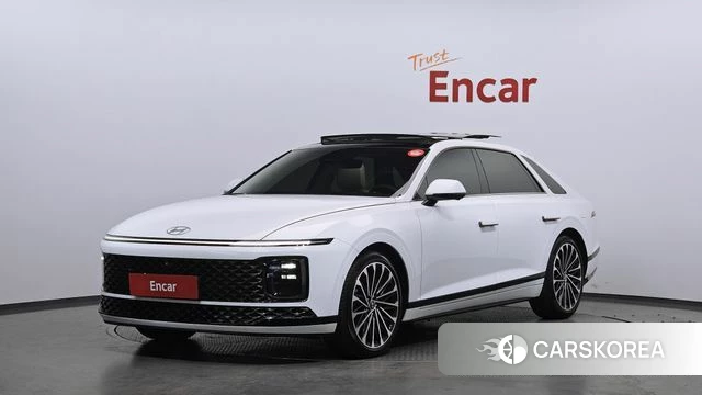 Hyundai Grandeur Hybrid (GN7) 2024 Белый из Кореи