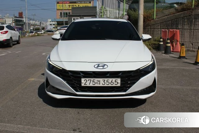 Hyundai Avante (CN7) 2020 Белый из Кореи