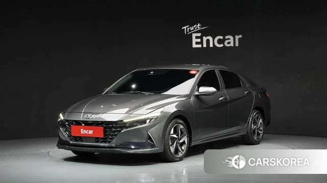 Hyundai Avante (CN7) 2021 Серый из Кореи