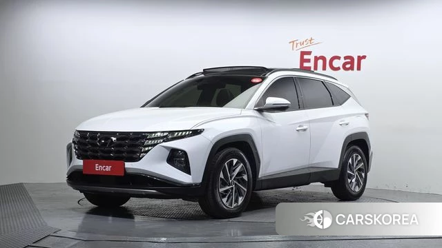 Hyundai Tucson Hybrid (NX4) 2021 Белый из Кореи