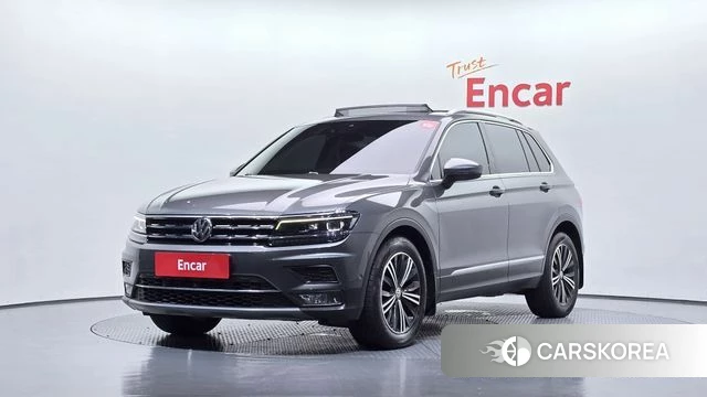 Volkswagen Tiguan second Generation 2020 Серый из Кореи