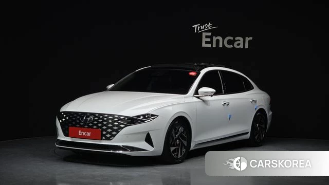 Hyundai The New Grandeur IG Hybrid 2020 Белый из Кореи