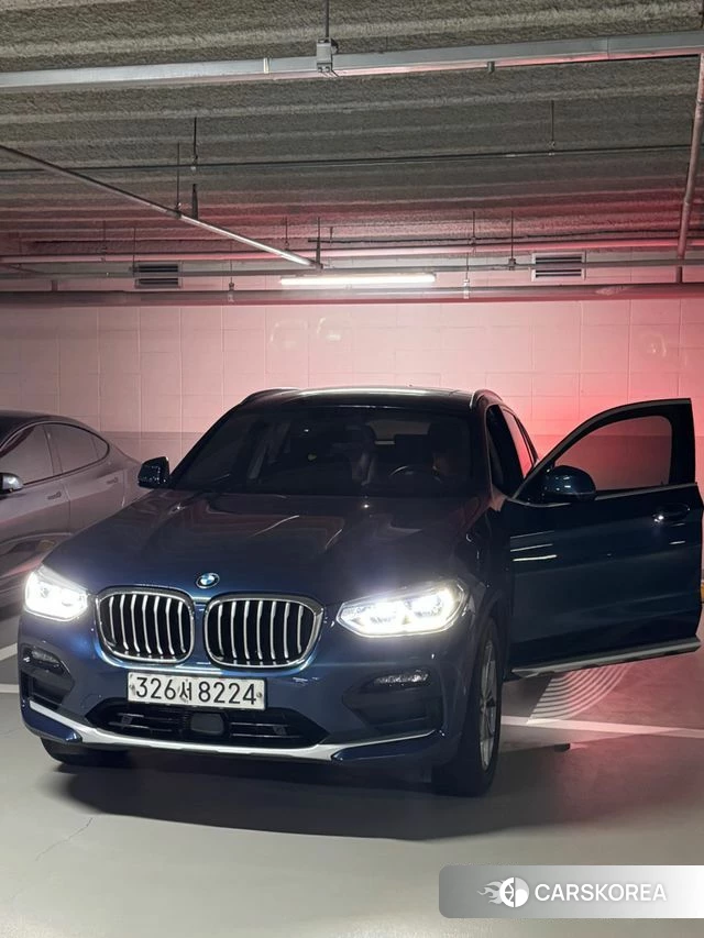 BMW X4 (G02) 2020 Синий из Кореи