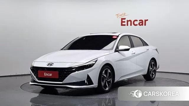 Hyundai Avante (CN7) 2020 Белый из Кореи