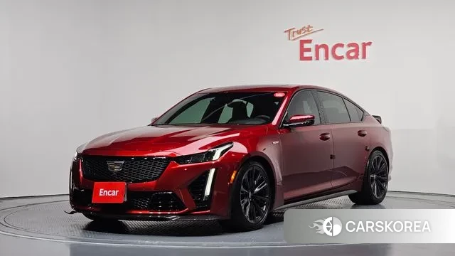 Cadillac CT5-V 2022 Красный из Кореи