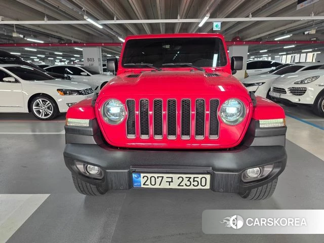 Jeep Wrangler (JL) 2021 Красный из Кореи