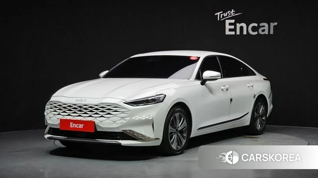 Kia K8 Hybrid 2023 Белый из Кореи