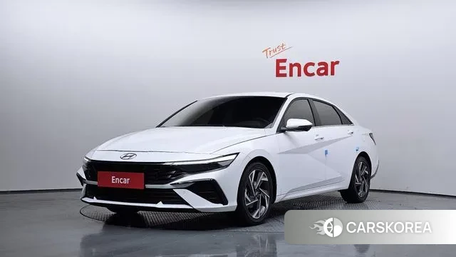 Hyundai The New Avante (CN7) 2023 Белый из Кореи
