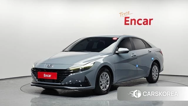 Hyundai Avante (CN7) 2021 Светло-серебряный цвет из Кореи