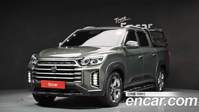 Ssangyong The New Rexton Sport 2022 Темно-зеленый из Кореи