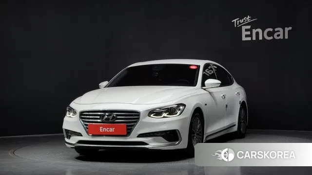 Hyundai Grandeur IG Hybrid 2018 Белый из Кореи