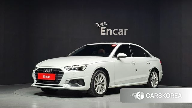 Audi A4 (B9) 2023 Белый из Кореи