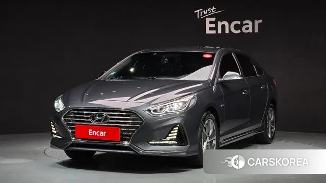 Hyundai Sonata New Rise Hybrid 2018 Серый из Кореи