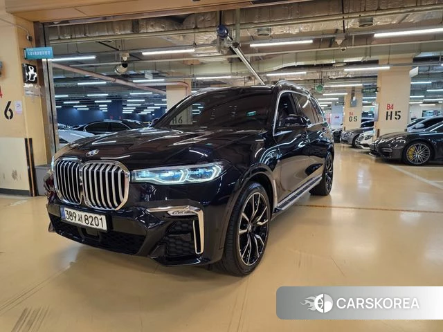 BMW X7 (G07) 2020 Черный из Кореи